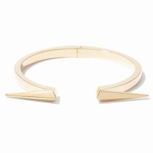 Via Saviene Vide Hinge Cuff 14K Gold Plated Brass